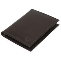 Carteira Masculina em Couro Porta Cartão MTS - Mini carteira - Café
