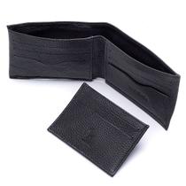 Carteira Masculina Executiva Couro Porta Cartão Removível 002