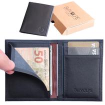 Carteira Masculina Feminina Vertical Slim Couro Legítimo Marca BELLVOLPE Atacado Fabrica Revenda