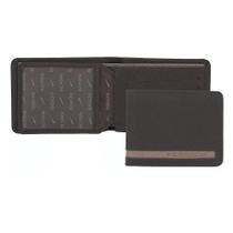 Carteira masculina ferracini cf374 em couro com porta cartão