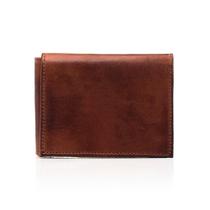 Carteira Masculina Hencco Em Couro Com Porta Cartão - Fóssil - Tamanho Único