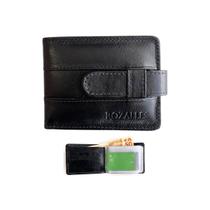 Carteira Masculina Horizontal Couro Legitimo Fivela -