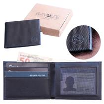 Carteira Masculina Horizontal Doc Couro Legítimo Marca Bellvolpe