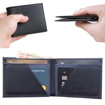 Carteira Masculina Horizontal Slim Couro Marca BELLVOLPE