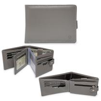 Carteira Masculina Luxo Couro Premium Caixa Presente Premium
