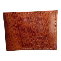 Carteira Masculina Luxo Estampa Madeira Porta Cartões Porta Documentos Bolso com Zíper Compacta Elegante Resistente Presente Masculino