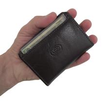 Carteira Masculina Pequena Slim Porta Cartão Couro Legítimo Carteira Masculina Pequena Slim Porta Cartão Couro Legítimo