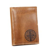 Carteira Masculina Porta Cartão Documentos São Bento Couro Carteira Masculina Porta Cartão Documentos São Bento Couro