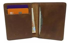 Carteira Masculina Porta Documento Pequena Couro Legítimo