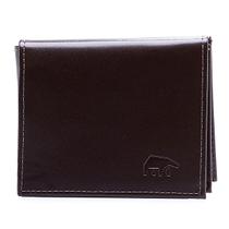 Carteira Masculina Rucksack Couro Prática Cartões Dinheiro Cnh 010