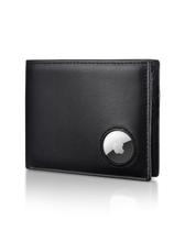 Carteira masculina Serovi com suporte AirTag em couro genuíno RFID Carteira masculina Serovi com suporte AirTag em couro genuíno RFID