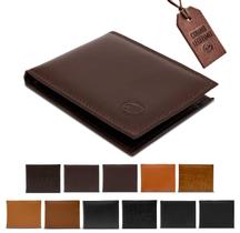 Carteira Masculina Shutt Slim Compacta Couro Café Caramelo Preto Abertura em U