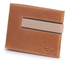 Carteira Masculina Slim Elástico Couro Legítimo Para moedas Carteira Masculina Slim Elástico Couro Legítimo Para moedas