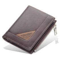 Carteira Masculina Slim Premium Vertical com Porta Moedas e Zíper