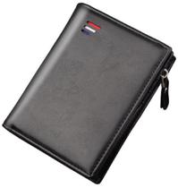 Carteira Masculina Vertical Premium Cartão Barata Couro PU
