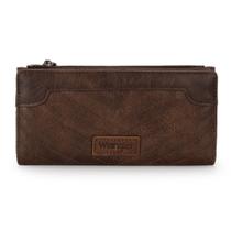 Carteira Minimalista Wrangler Feminina - Material Vegano (Café) Carteira Minimalista Wrangler Feminina - Material Vegano (Café)
