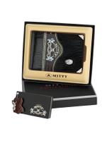 Carteira Mitty Couro Cor Preto - M21 Carteira Mitty Couro Cor Preto - M21