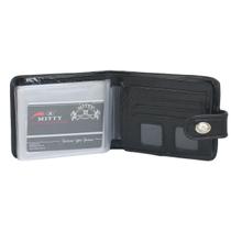 Carteira Mitty Em Couro Preta - M2F Carteira Mitty Em Couro Preta - M2F