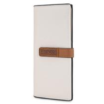 Carteira Montana West X Wrangler com duas dobras RFID e bolso com zíper 20x9x1 cm