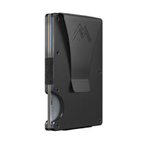 Carteira Mountain Voyage Co Minimalista RFID Black Titanium Carteira Mountain Voyage Co Minimalista RFID Black Titanium