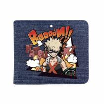 Carteira Mys Heros Academias Anime Characters Slim BiFold Wall