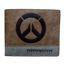 Carteira OW Anime Characters Carteira fina com duas dobras em couro PU