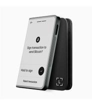 Carteira para Criptomoedas Ledger Stax, com Ledger Recovery Key, Preta - STAX-RK-ESDEPTIT