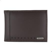 Carteira Pegada Masculina Anilina Soft Café
