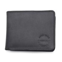 Carteira Pegada Masculina Couro Preto - CA003433-03 Carteira Pegada Masculina Couro Preto - CA003433-03