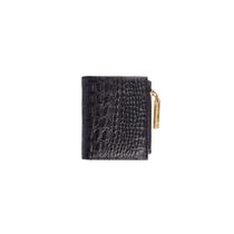 Carteira pequena feminina de couro Lilian