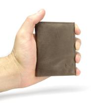 Carteira Pequena Slim Masculina Em Couro Porta Cartão, CNH Carteira Pequena Slim Masculina Em Couro Porta Cartão, CNH