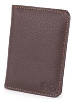 Carteira Porta Cartão Couro Legítimo Macio Básica Floater