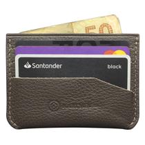 Carteira Porta Cartão De Crédito Pequena Couro Legítimo MINI