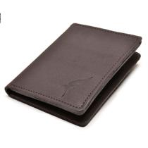 Carteira Porta Cartão Masculino Couro Legítimo Vertical Slim Premium Moderna