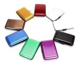 Carteira Porta Cartão Visita Crédito Alumínio Prova Dágua