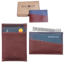 Carteira Porta Cartões Couro Legítimo Masculino Feminino Atacado Loja de Fábrica Carteira Porta Cartões Couro Legítimo Masculino Feminino Atacado Loja de Fábrica