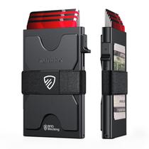 Carteira porta-cartões RUNBOX Slim com bloqueio de RFID para mais de 12 cartões masculinos Carteira porta-cartões RUNBOX Slim com bloqueio de RFID para mais de 12 cartões masculinos