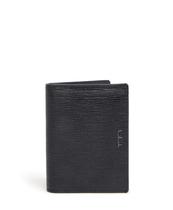 Carteira porta-cartões TUMI Nassau L-Fold Nappa Leather Black