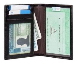 Carteira Porta Documento CNH Veiculo Couro Artlux 482