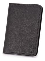 Carteira Porta Documentos Masculina Rg Slim Couro Legítimo Design Compacto