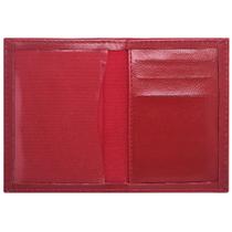 Carteira Porta Documentos Vertical em Sintético Vermelho Carteira Porta Documentos Vertical em Sintético Vermelho