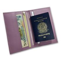 Carteira Porta Passaporte Couro RFID Blocking 19-R Raffai Couros