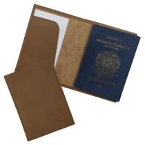 Carteira Porta Passaporte Couro RFID Blocking 60-R Personalizada Raffai Couros