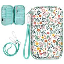 Carteira porta-passaporte Fintie Family com bloqueio de RFID para 6 pessoas Carteira porta-passaporte Fintie Family com bloqueio de RFID para 6 pessoas