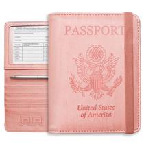 Carteira porta-passaporte WALNEW com bloqueio RFID com alça elástica