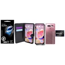 Carteira Preta + Skin Carbono + Vidro 3d + Câmera LG K51S LMK510BMW 6.5 - Cell In Power25 Carteira Preta + Skin Carbono + Vidro 3d + Câmera LG K51S LMK510BMW 6.5 - Cell In Power25