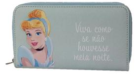 Carteira Princesa Cinderela Disney Zona Criativa Verde Carteira Princesa Cinderela Disney Zona Criativa Verde