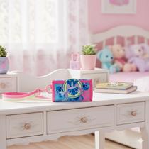 Carteira Puket Infantil Menina Stitch Cor Rosa Estampado Carteira Puket Infantil Menina Stitch Cor Rosa Estampado
