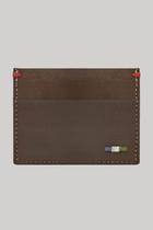 Carteira Reserva Masculina Porta-Cartão Couro Parma Marrom - Cor Marrom - Tamanho U