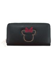 Carteira Retangular Contorno Rosto Minnie 10x20cm - Disney